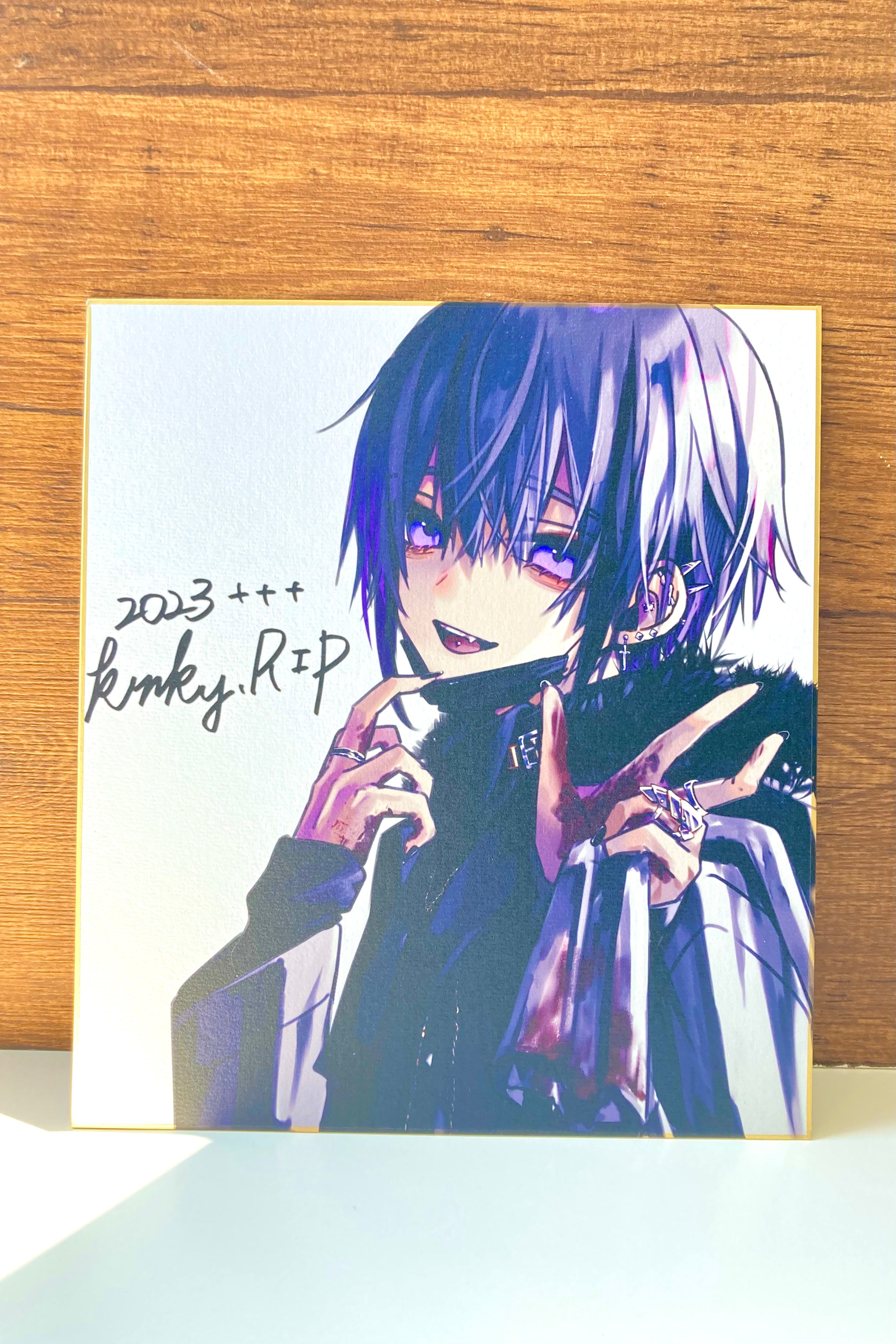 黒野京「サイン入り色紙+アクキーセット」《Wonst Summer Collection23'》 黒野京「サイン入り色紙+アクキーセット」《Wonst Summer Collection23'》