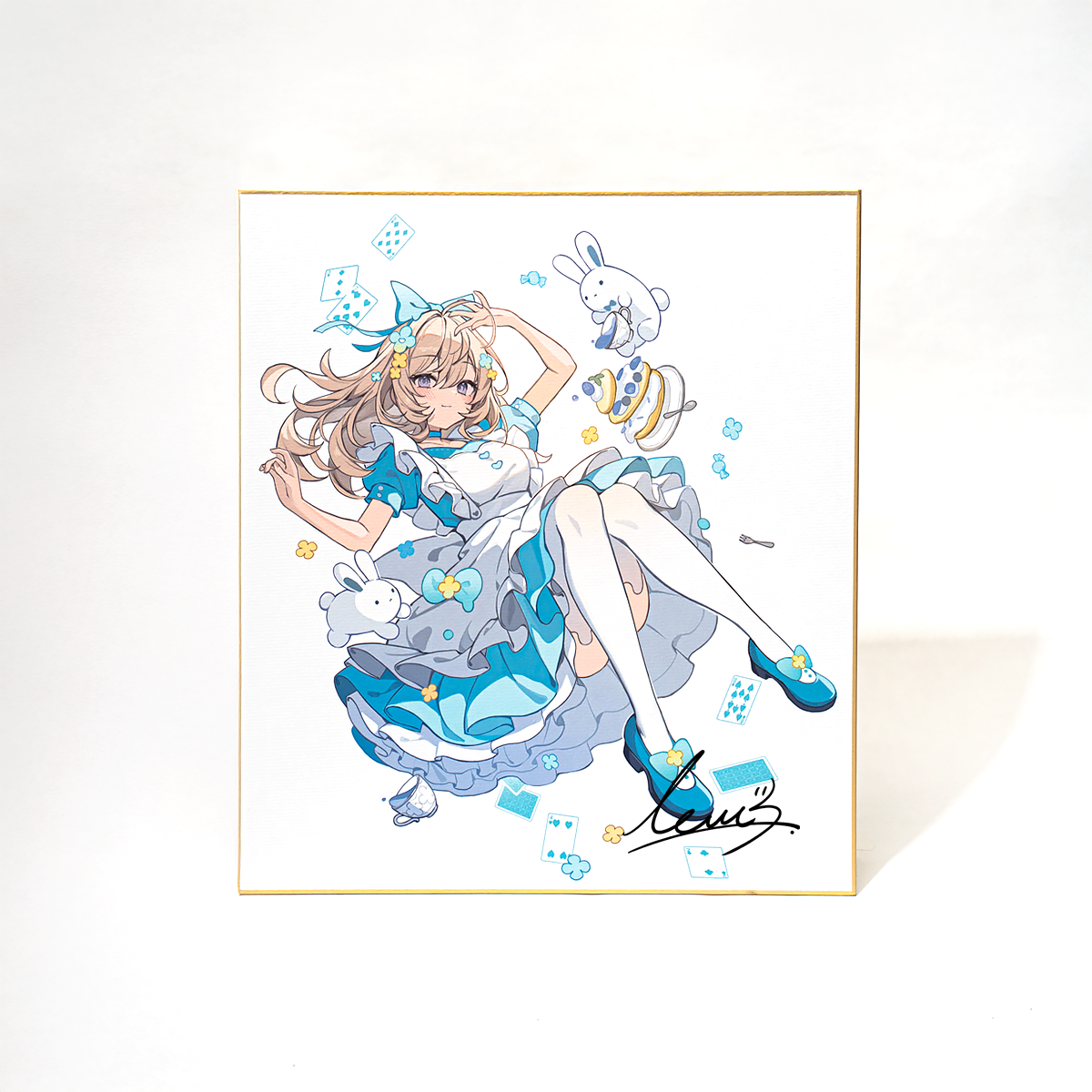 イコモチ 直筆サイン入り色紙 秋葉原ドンキCreatorFes ワンスト イコモチ「サイン入り色紙+グッズセット」《秋葉原ドンキ