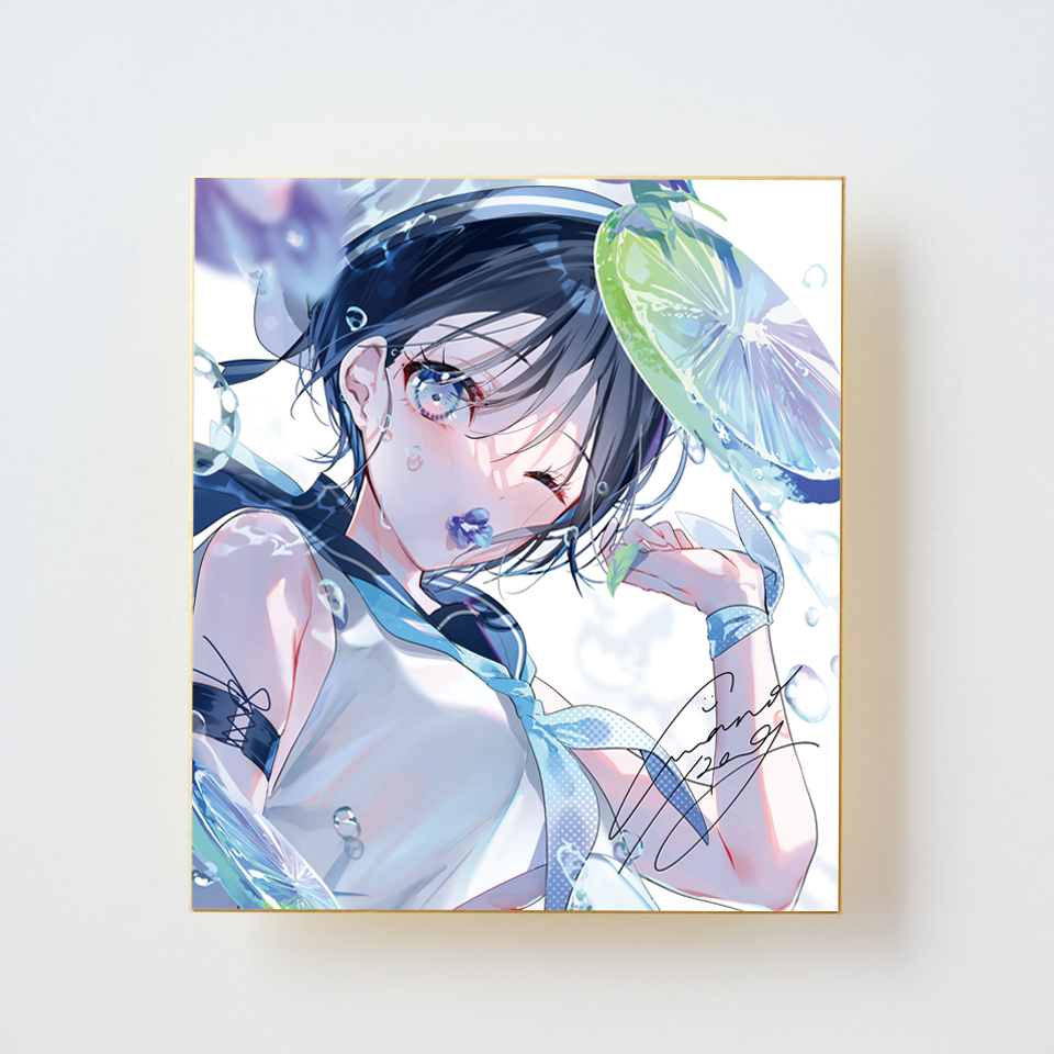 美和野らぐ「サイン入り色紙」《彩コレクション24'》 美和野らぐ「サイン入り色紙」《彩コレクション24'》