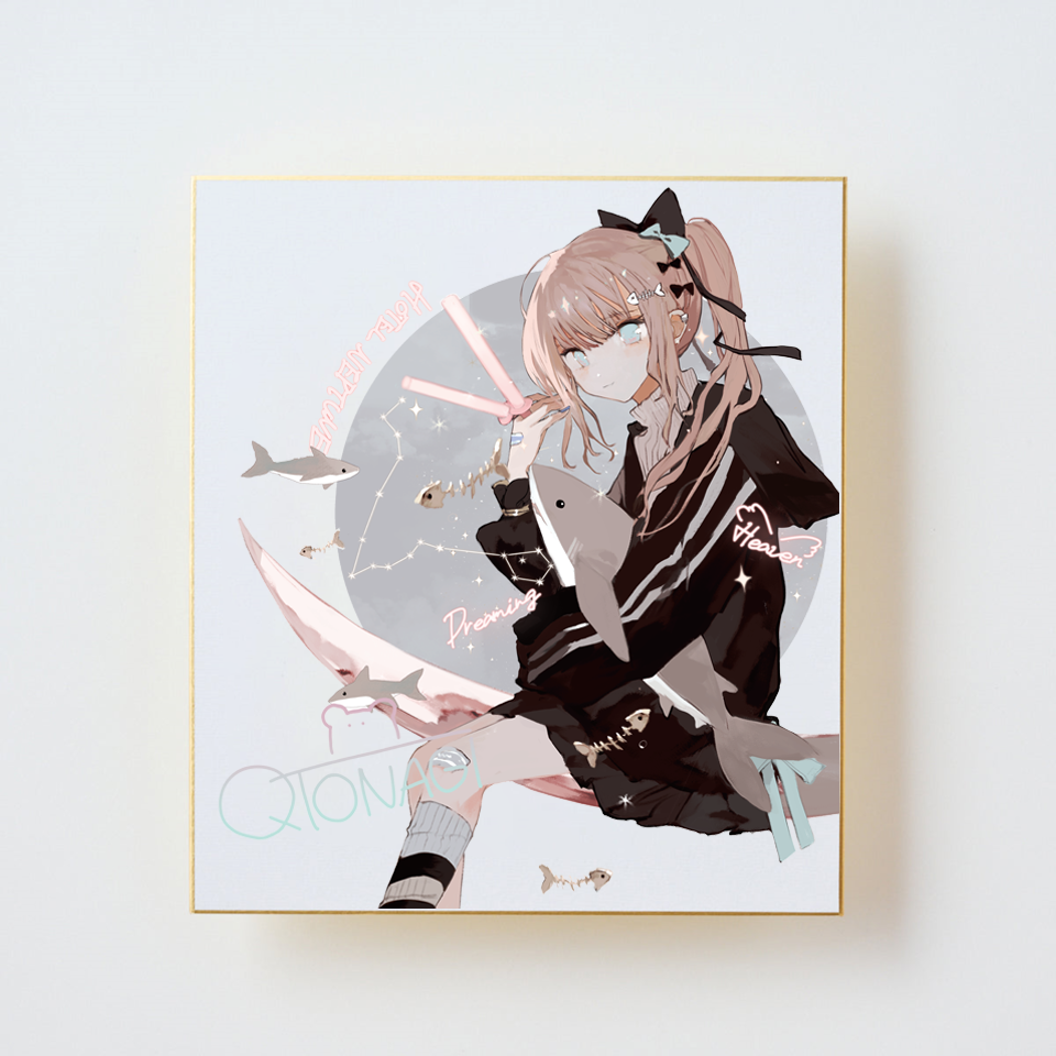 直筆イラスト入りサイン色紙 キリシマソウ 当選品 ラスト・エスコート2 旧都なぎ「サイン入り色紙」《彩コレクション24'》