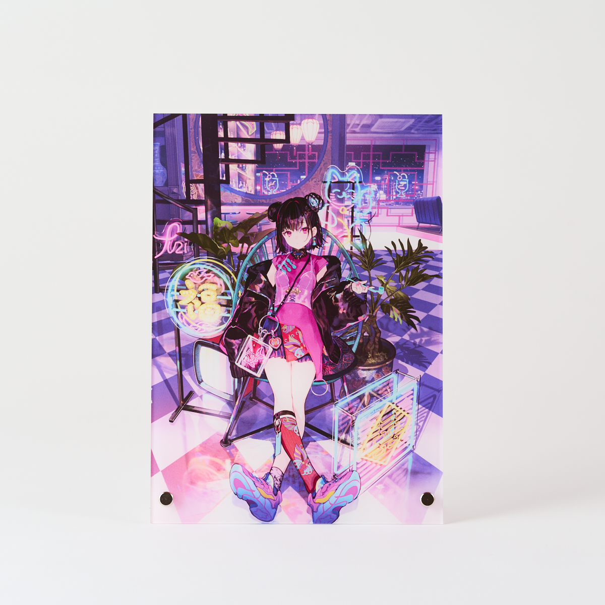 藤ちょこ アクリルアート 藤ちょこ「ミニ卓上アクリルアート」《ワンストTOKIMEKI