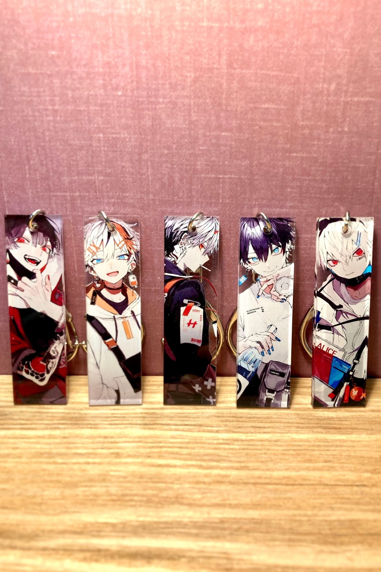 さくしゃ2<br>トレーディング<br>短冊クリアアクキー<br>(6月予約分)