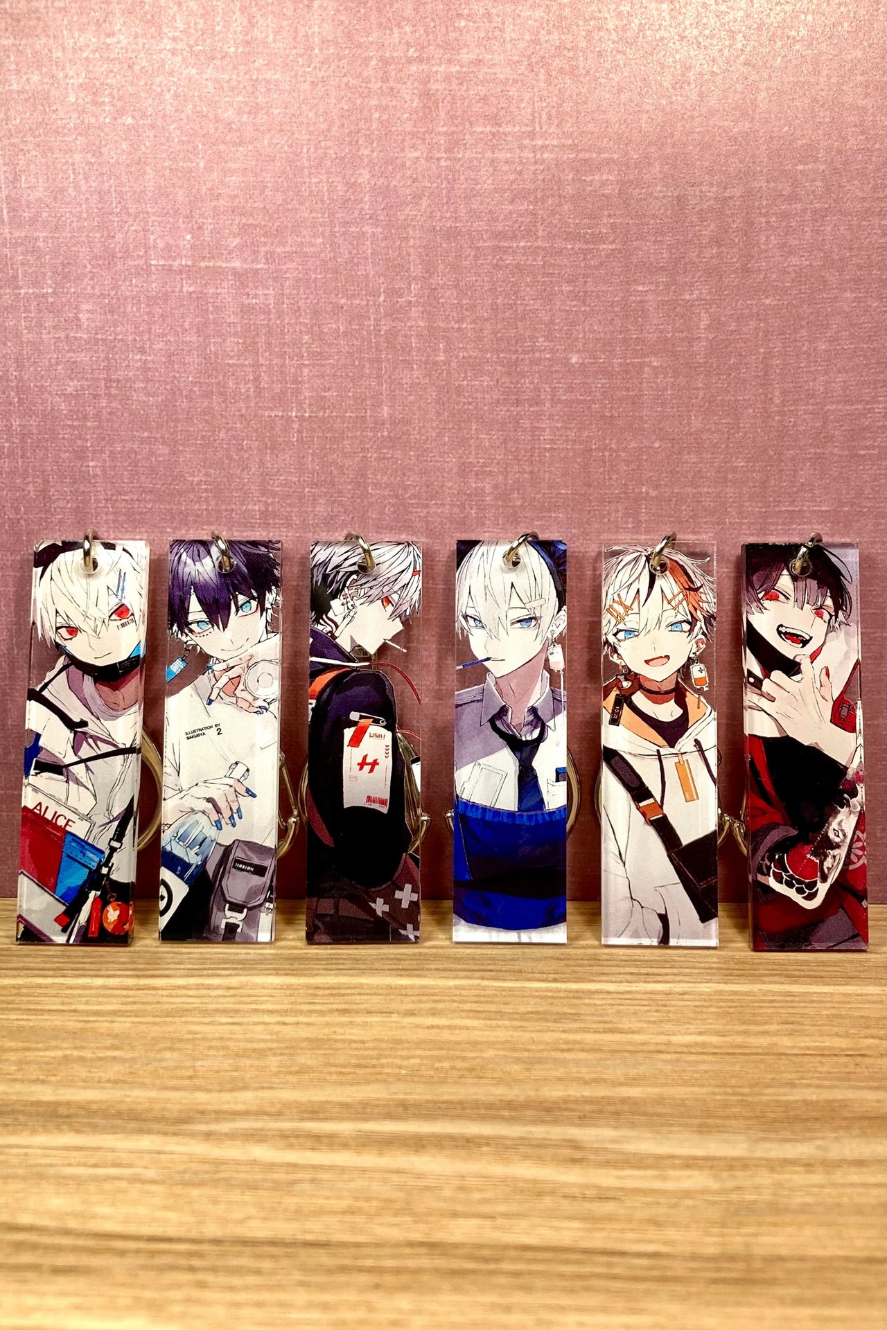 さくしゃ2<br>トレーディング<br>短冊クリアアクキー<br>(7月予約分)