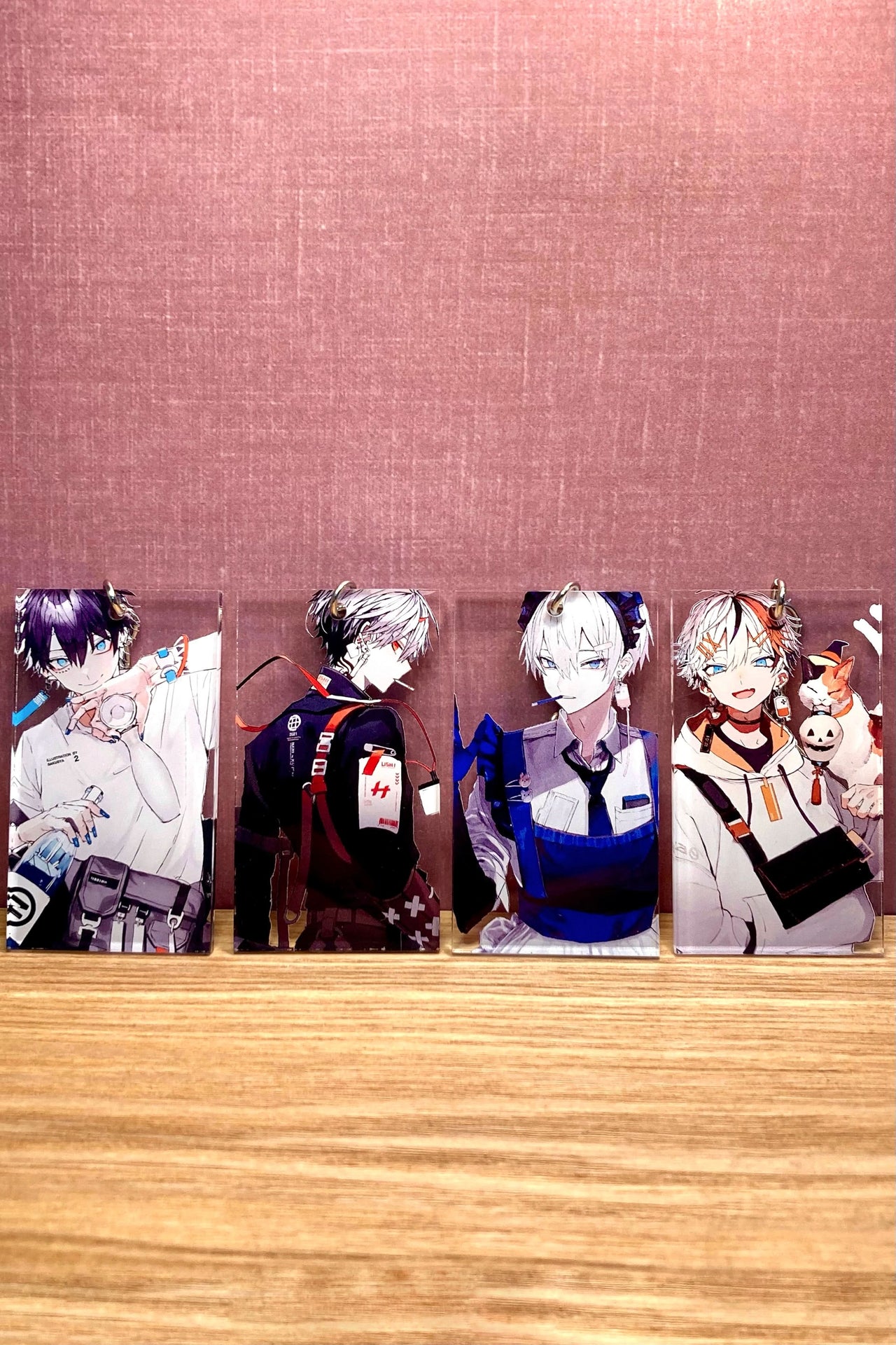 さくしゃ2<br>絵柄確定フルサイズ<br>クリアアクキー<br>(7月予約分)