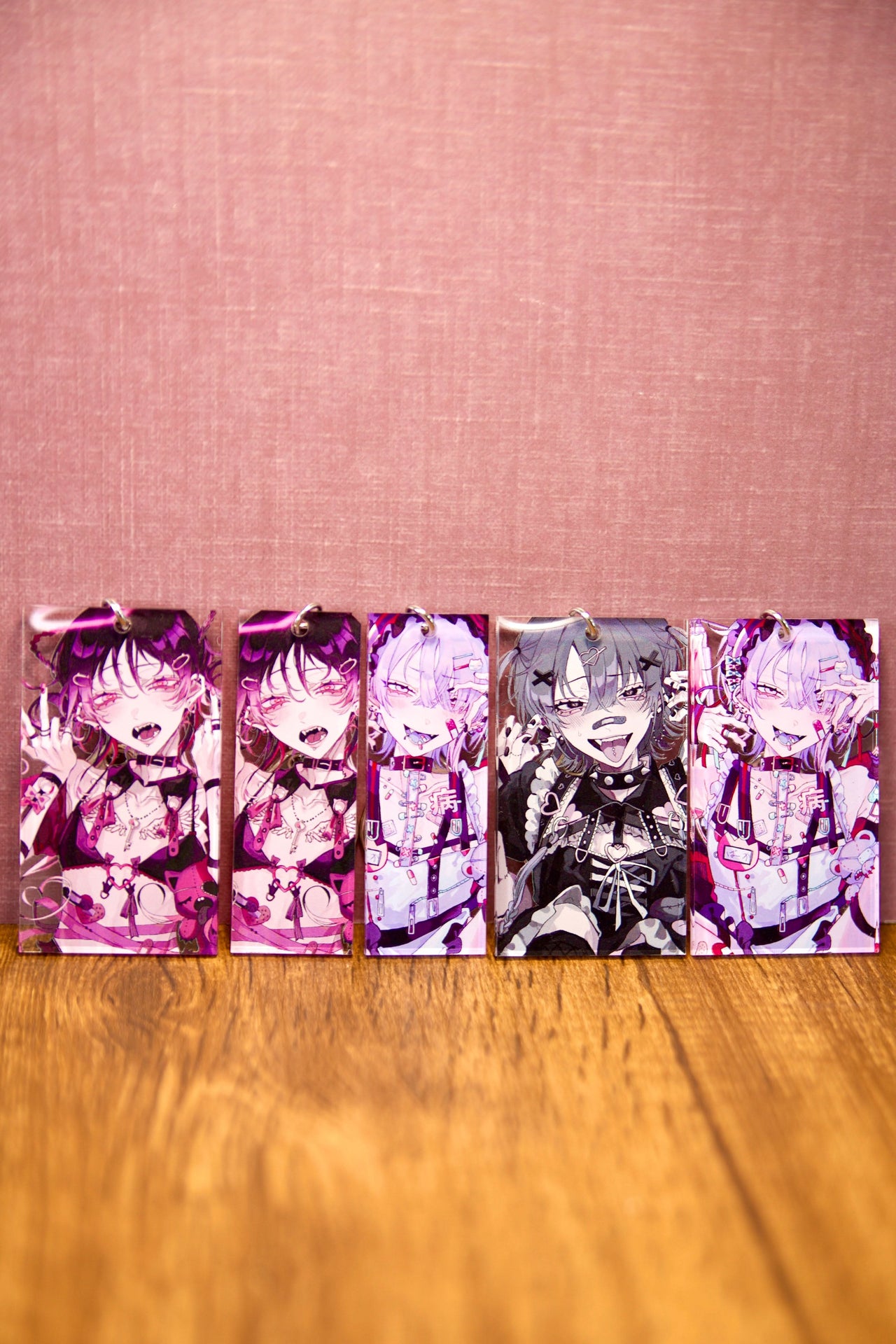 くろうめ<br>「廃 / 魔 / 屍」<br>短冊アクキー&ドデカアクキー