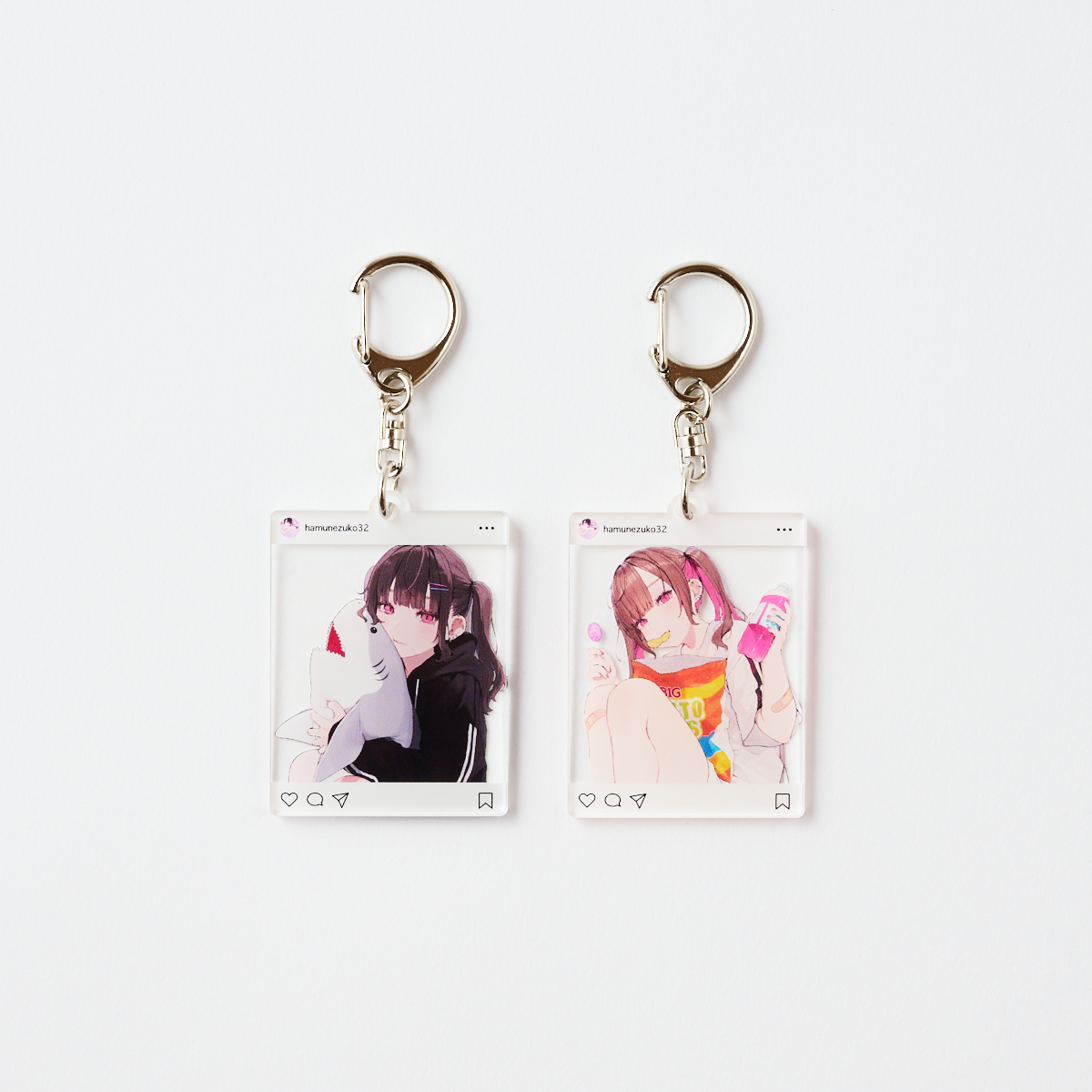 はむねずこ「instaアクキー」<br>《ワンストHEART_BEAT コレクション24'》