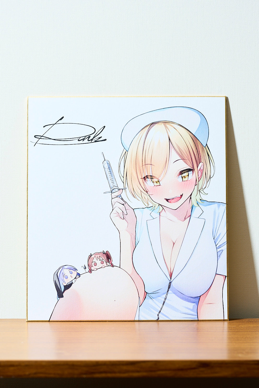 りんく<br>「サイン入り色紙＋アクキーセット」<br>《Wonst Summer Collection23'》