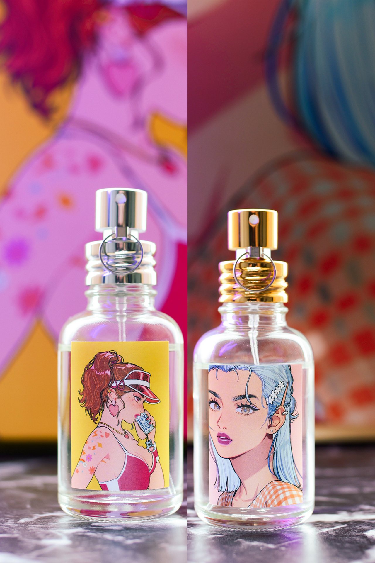 OKADA<br>「香水＋アクキー1種ランダムセット」<br>《Wonst Summer Collection23'》