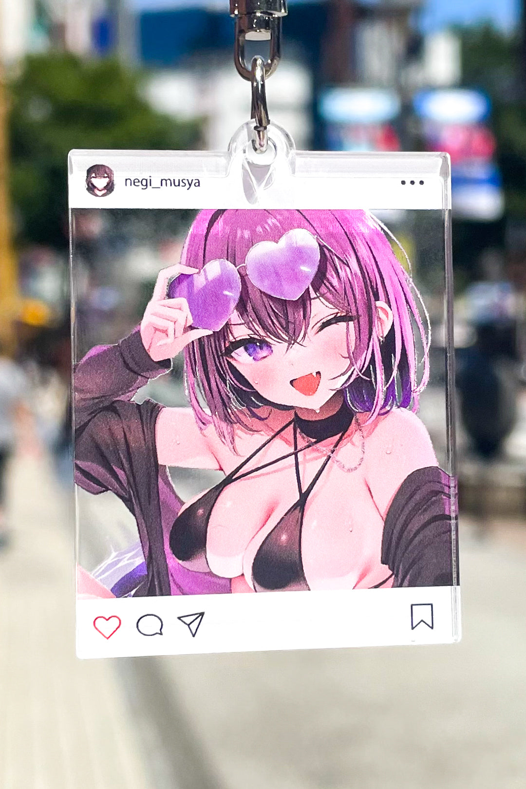 瑠川ねぎ<br>「インスタ風アクキー」<br>《Wonst Summer Collection23'》
