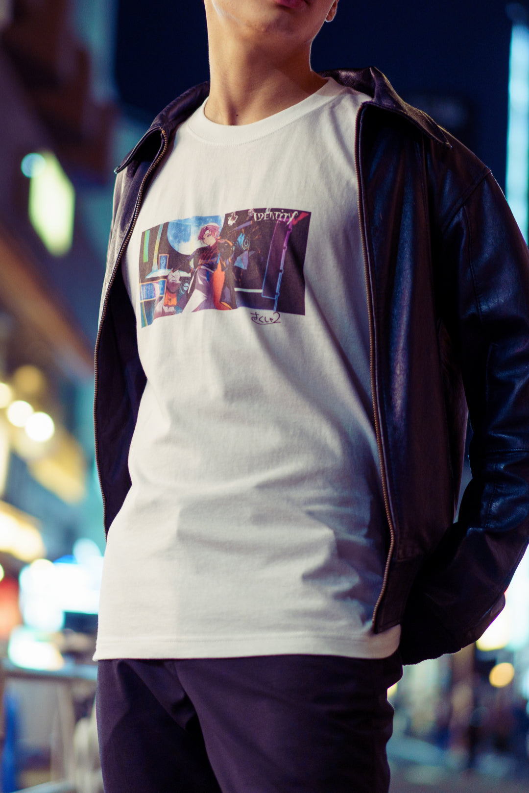 《再販受注受付》さくしゃ2×写真家<br>「TOKYO NEO」<br>ビッグシルエットTシャツ