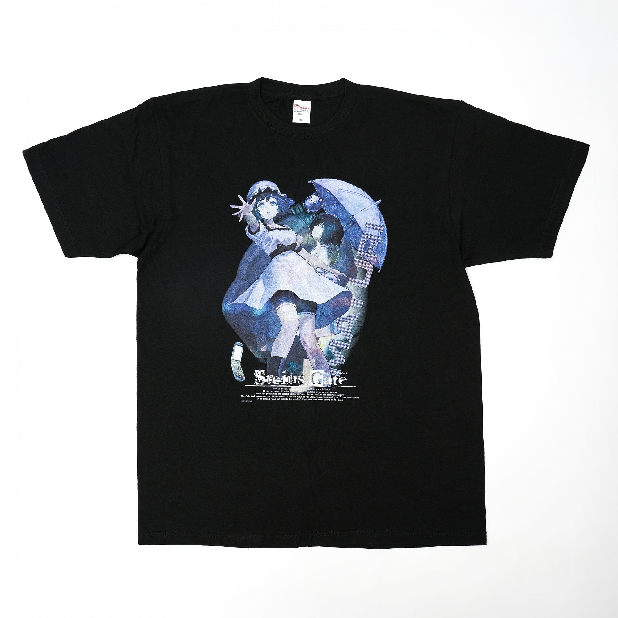 シュタインズ・ゲート 限定 ビジュアル Tシャツ XLサイズ シュタインズ・ゲート 限定 ビジュアル Tシャツ XLサイズ