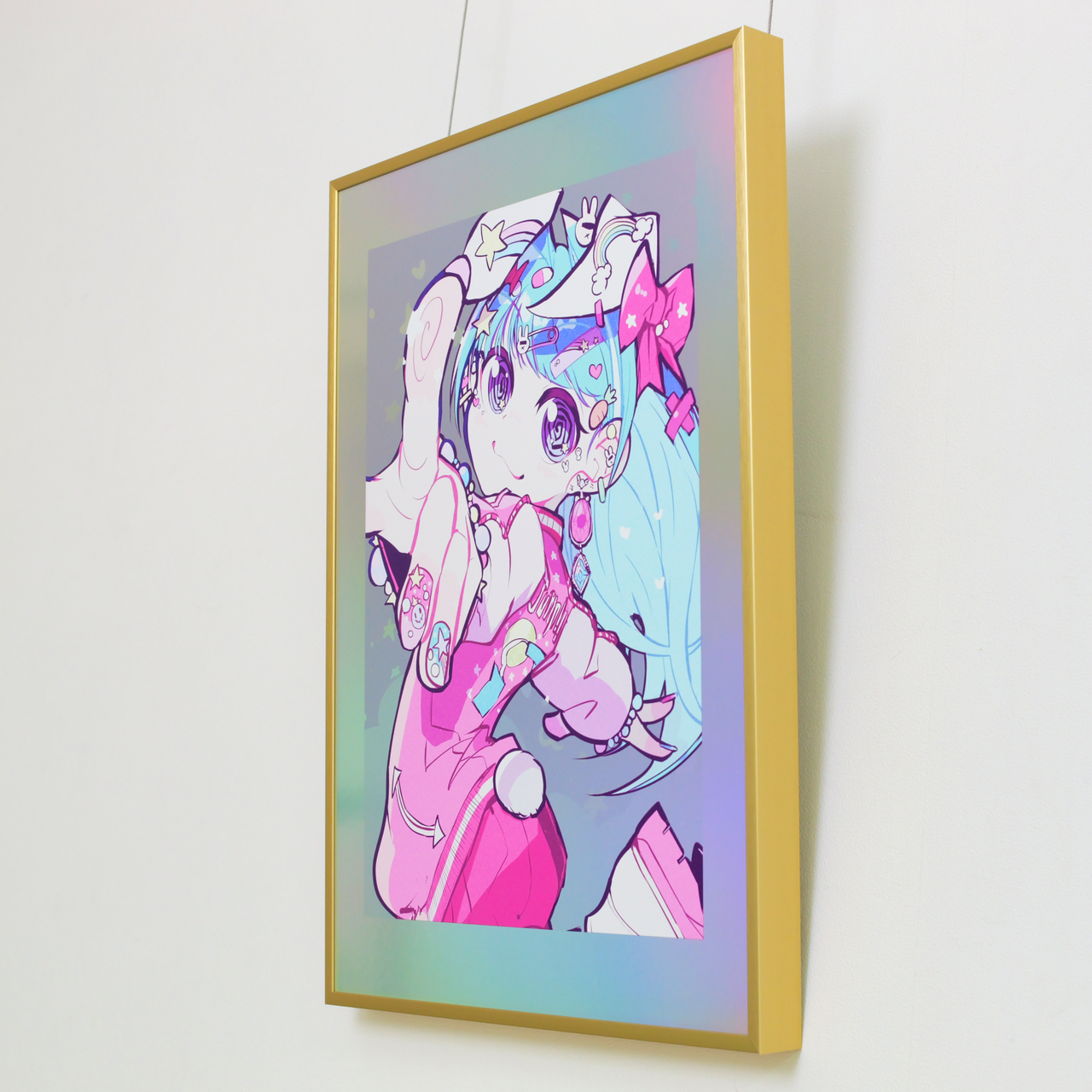 りゅうせー「ホログラム特殊加工アート（A3）」<br>《Autumn Collection23'》