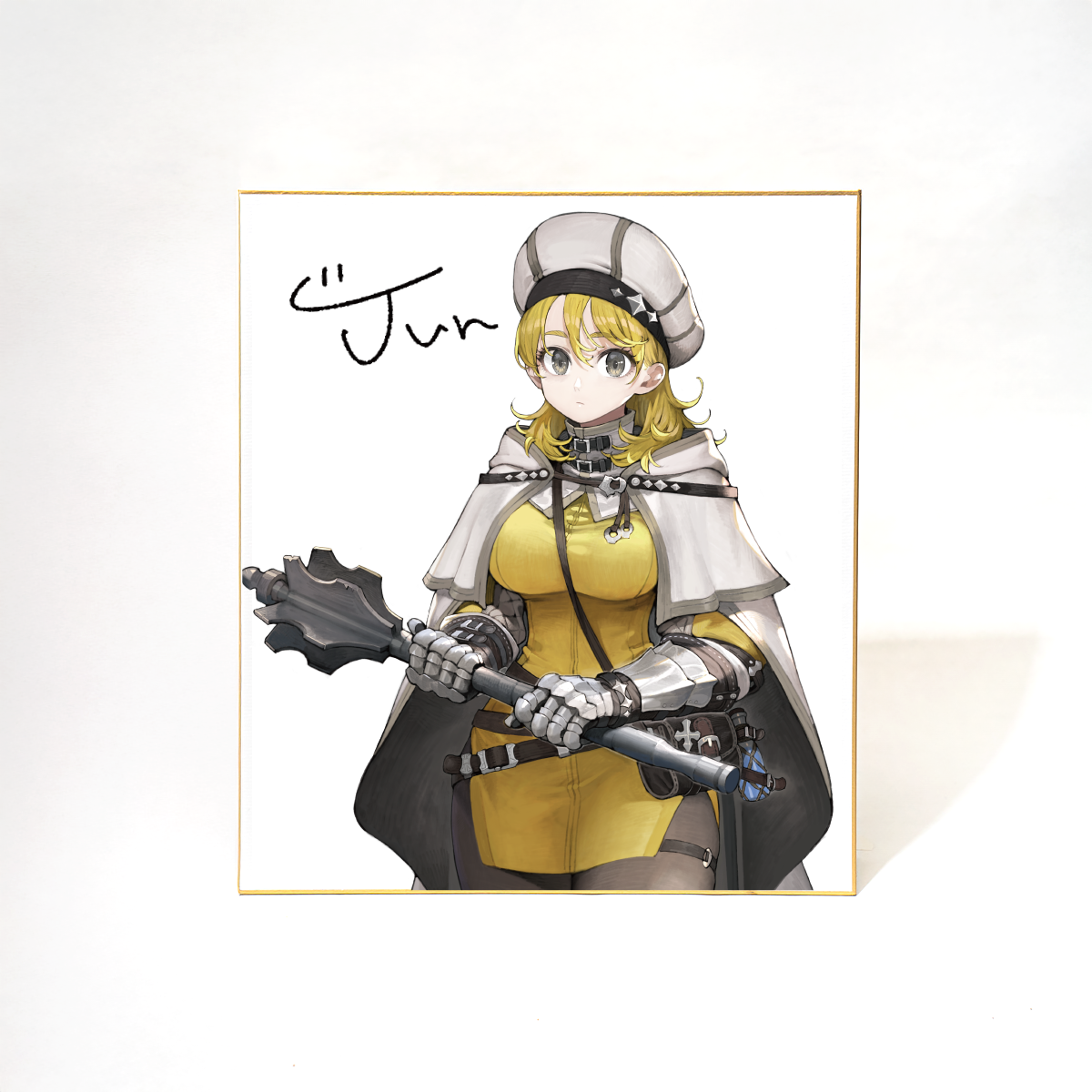 じゅん「サイン入り色紙+グッズセット」<br>《秋葉原ドンキCreatorFes第3回》