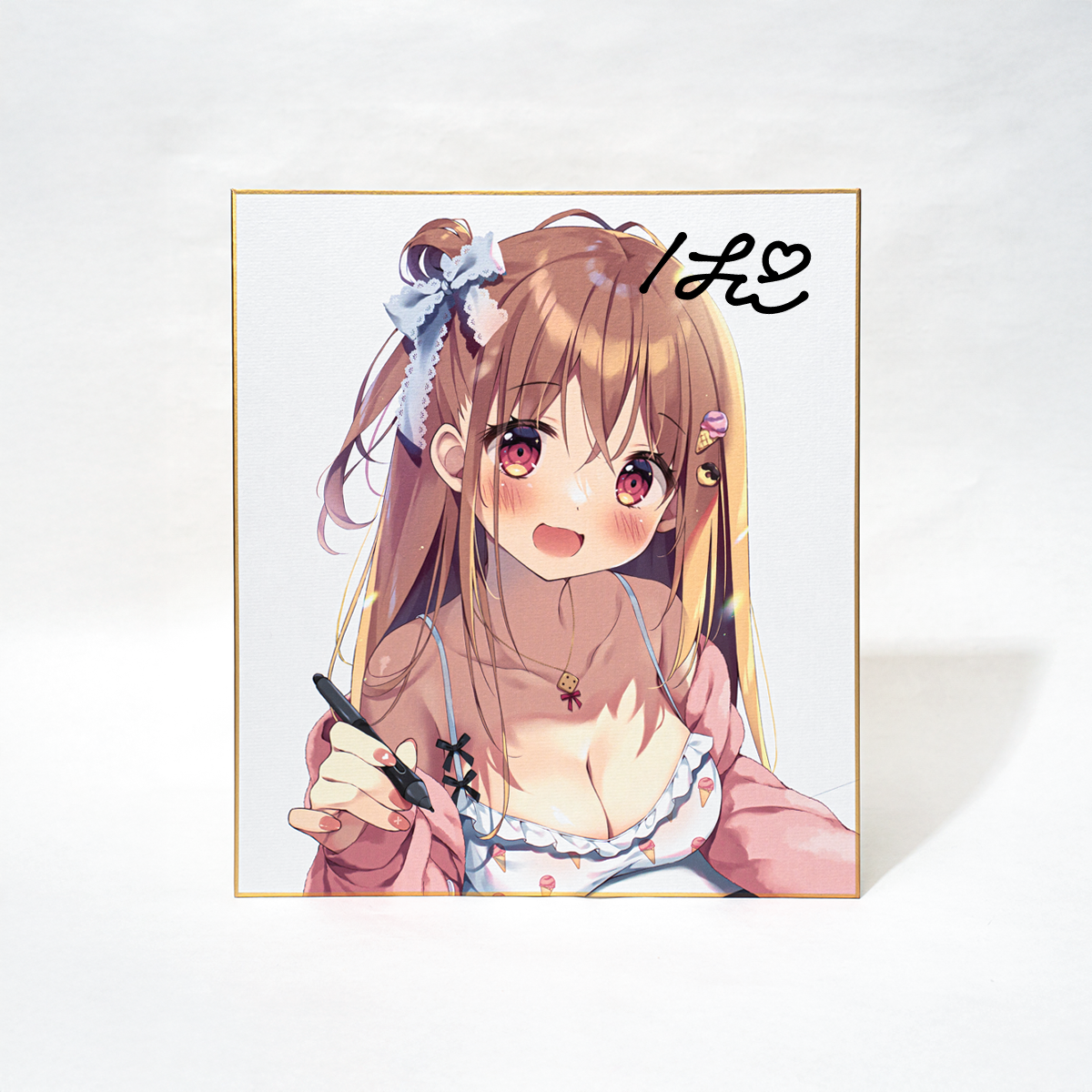 ぱん「サイン入り色紙+グッズセット」<br>《秋葉原ドンキCreatorFes第3回》