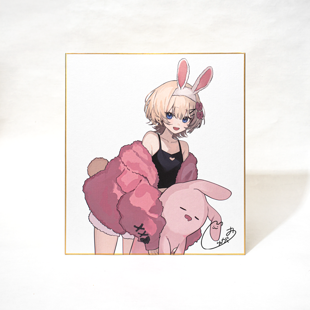 しゅがお「直筆サイン入り色紙+グッズセット」<br>《秋葉原ドンキCreatorFes第3回》