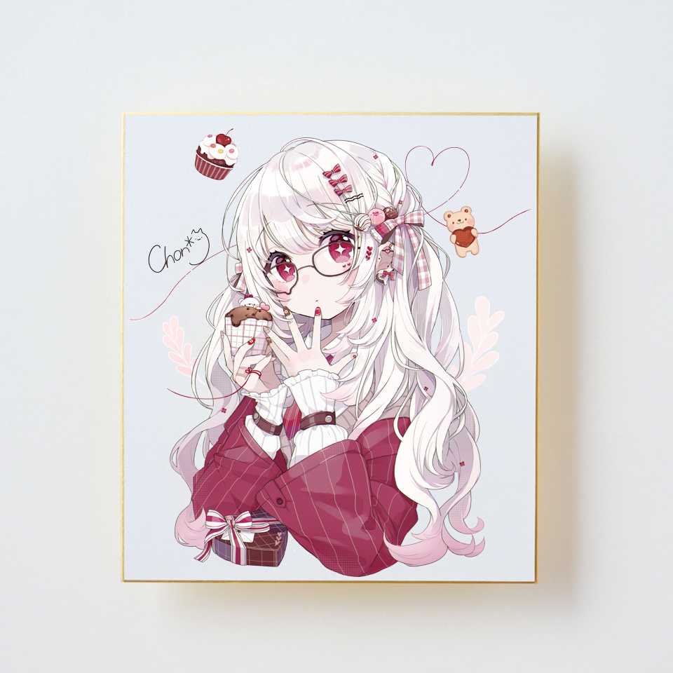 ちょん＊「直筆サイン入り色紙」<br>《彩コレクション24'》
