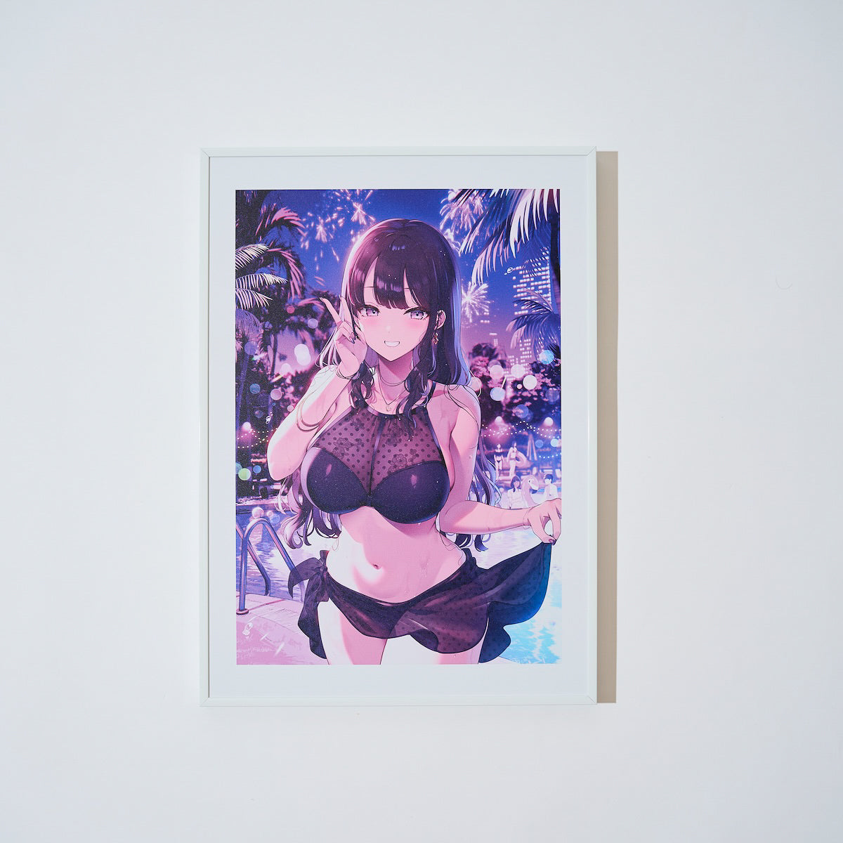カット「直筆サイン入り・アルミ合板特殊加工アート」<br>《彩コレクション24'》