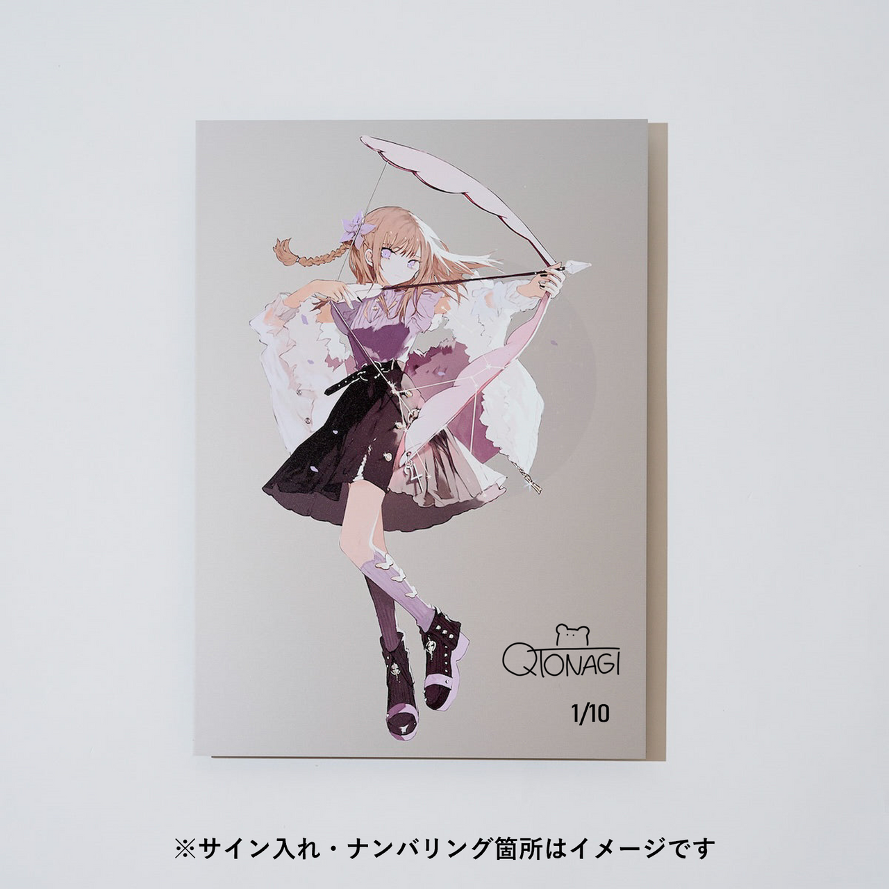 旧都なぎ「直筆サイン付きメタルアート」<br>《彩コレクション24'》