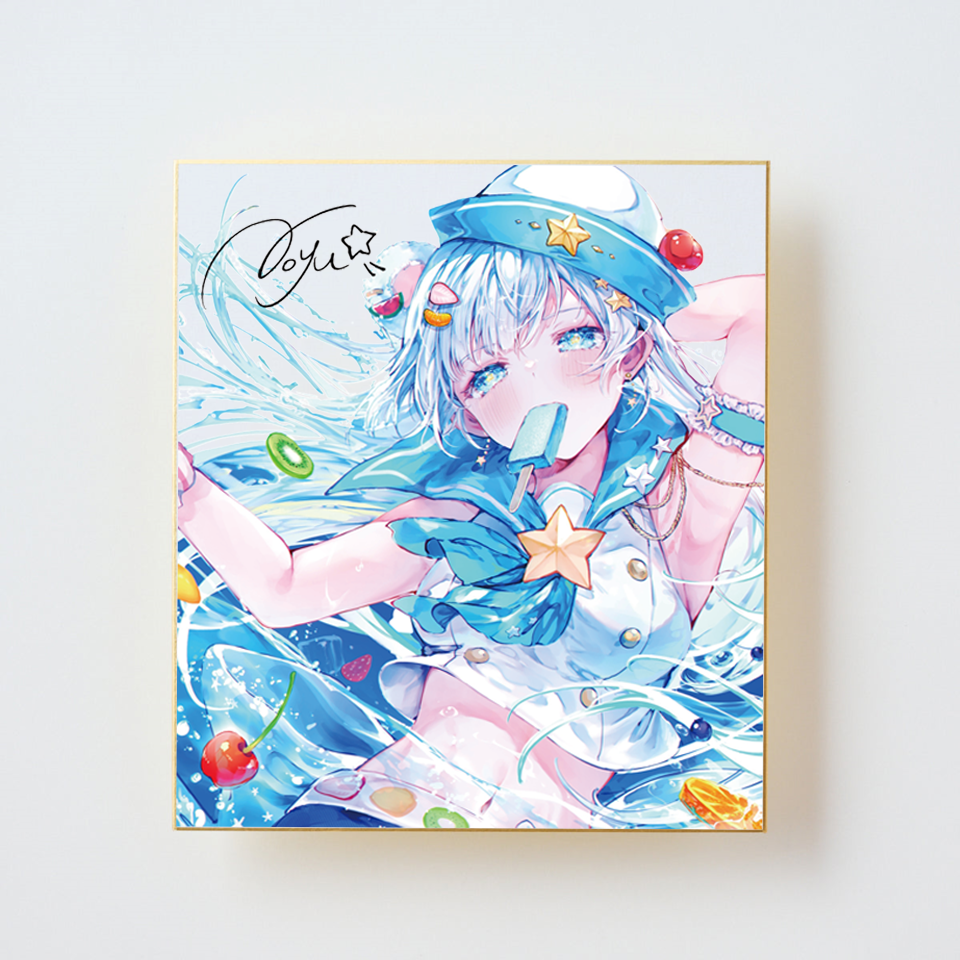 Noyu「直筆サイン入り色紙」<br>《彩コレクション24'》