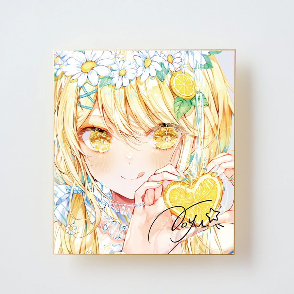 noyu「直筆サイン入り色紙」<br>《彩コレクション24'》