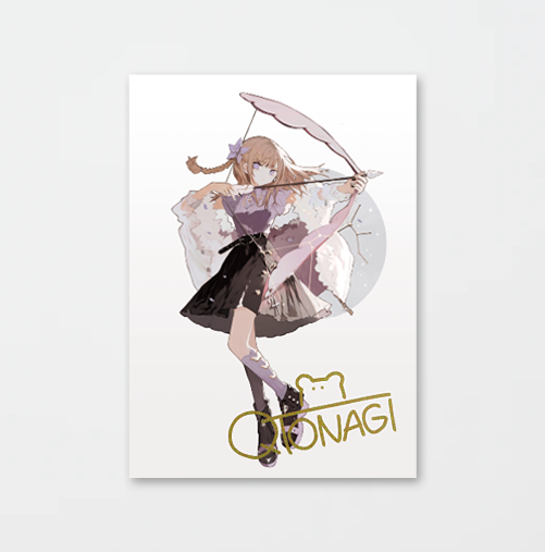 旧都なぎ「サイン入り色紙」《彩コレクション24'》 旧都なぎ「サイン入り色紙」《彩コレクション24'》