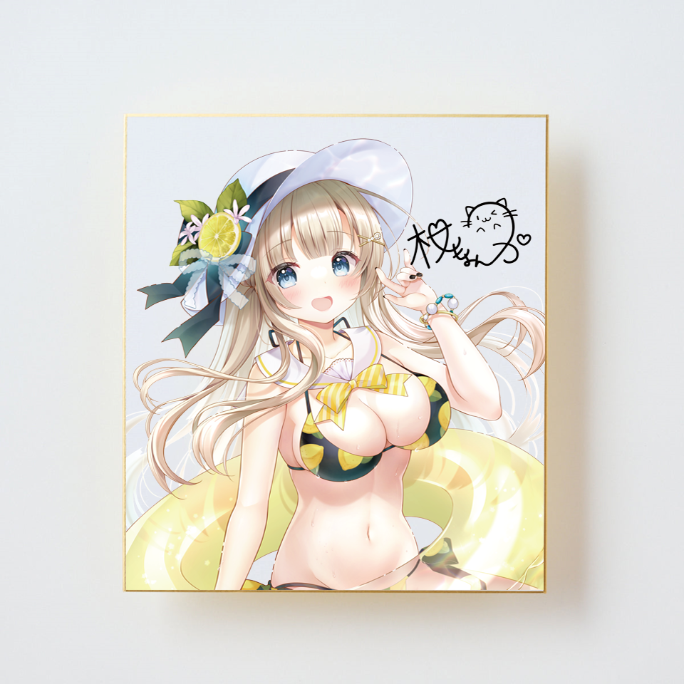 桜もよん「直筆サイン入り色紙」<br>《彩コレクション24'》