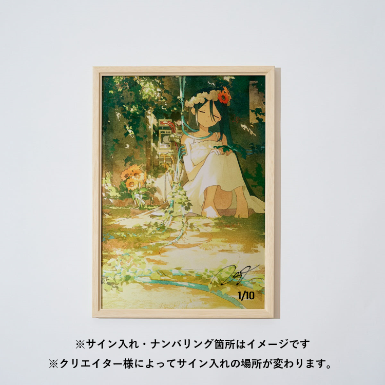 potg「直筆サイン入り/アクリル合板特殊加工アート」<br>《彩コレクション24'》