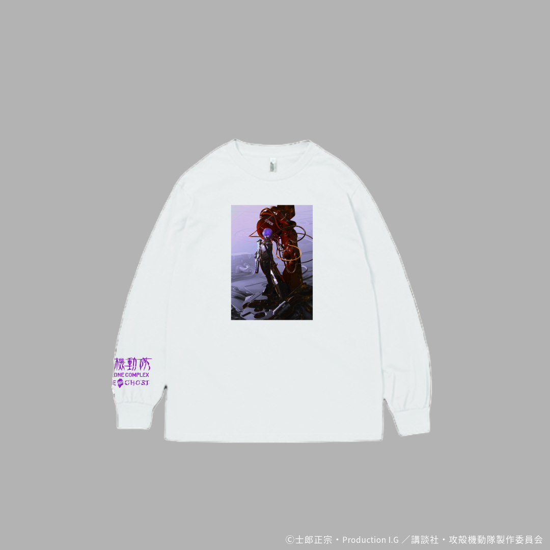 huke「ロングスリーブTシャツ」<br>《攻殻機動隊S.A.C.×アーティストコラボ》