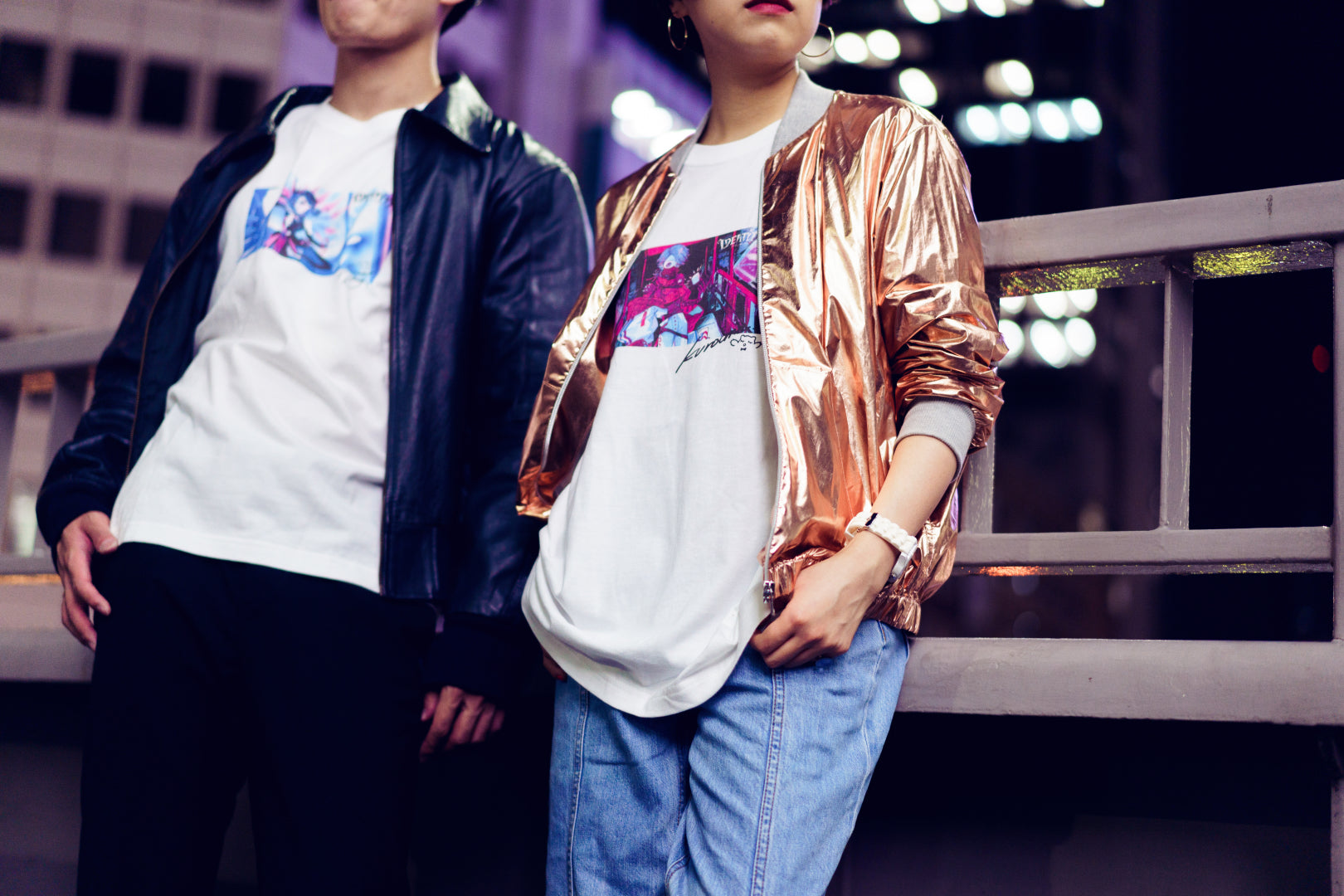 くろうめ×納棺師「TOKYO NEO」ビッグシルエットTシャツ