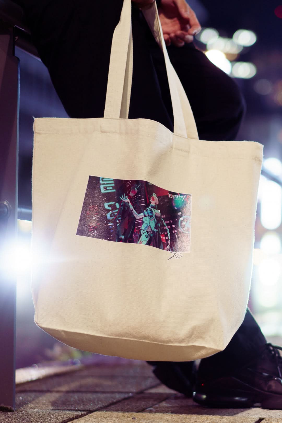 WOOMA×白黒無常<br>「TOKYO NEO」<br>大容量トートバッグ