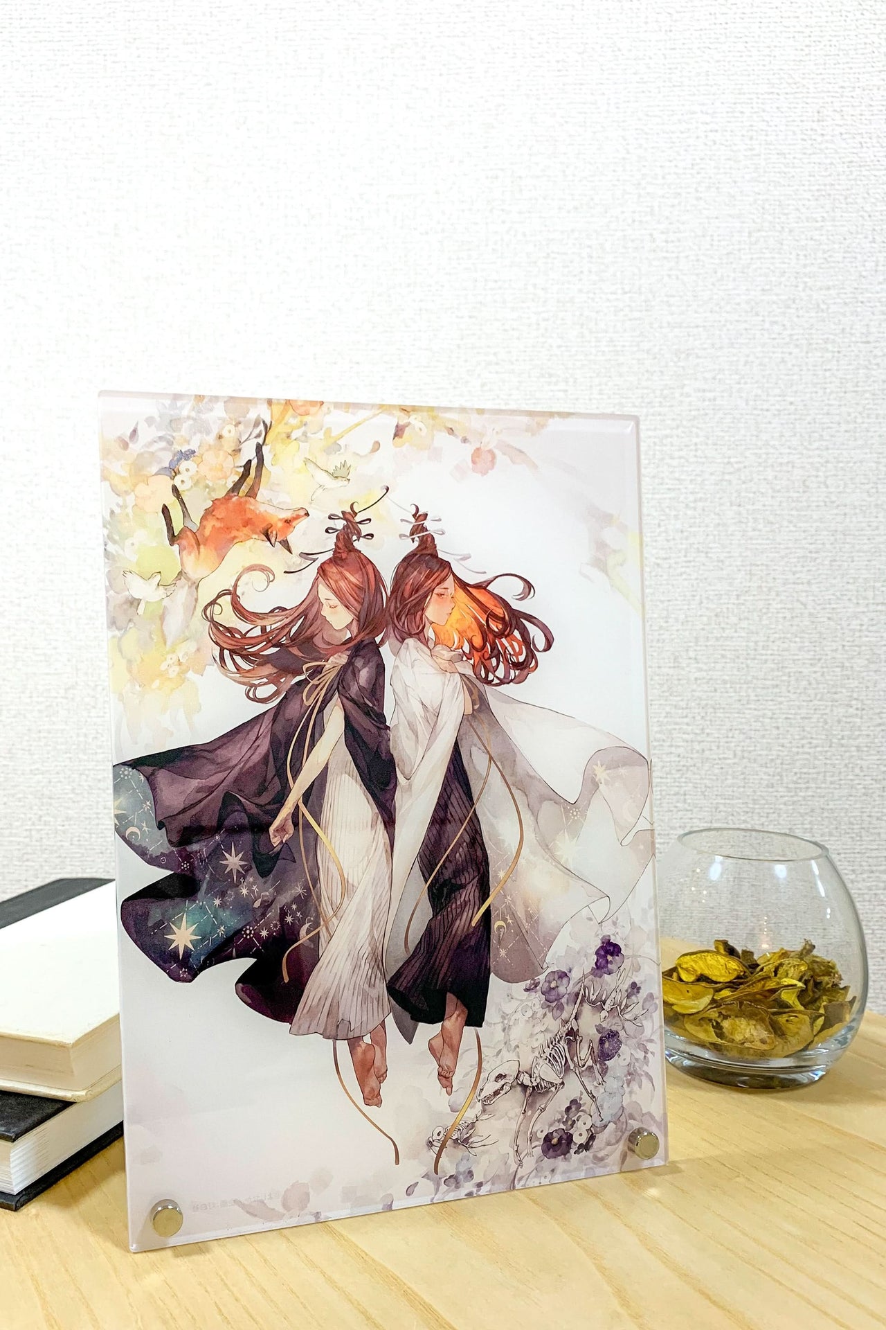 よしおか<br>「双子の魔女」<br>アクリルボード