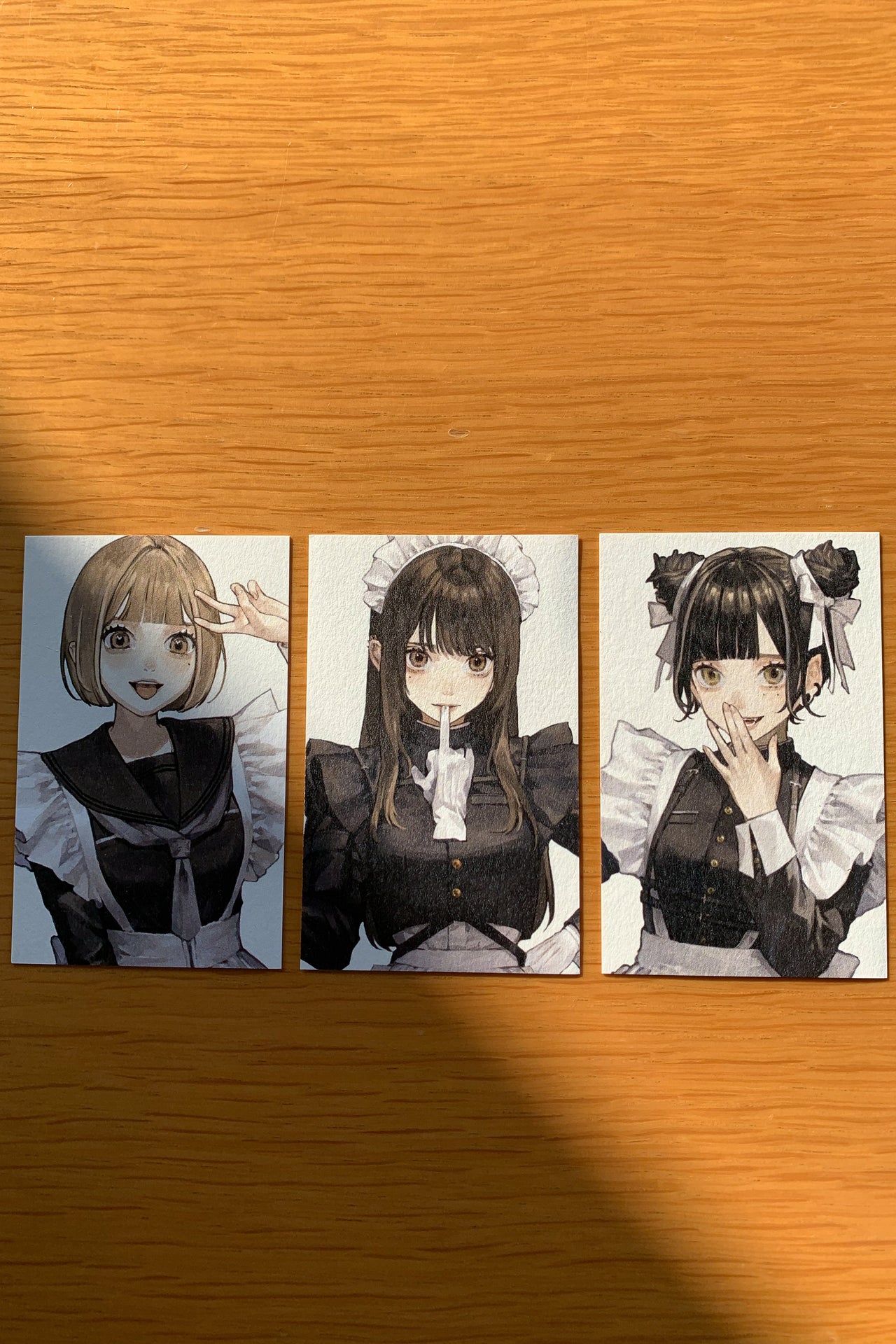 坂内若<br>「制服メイド」<br>イラストカード