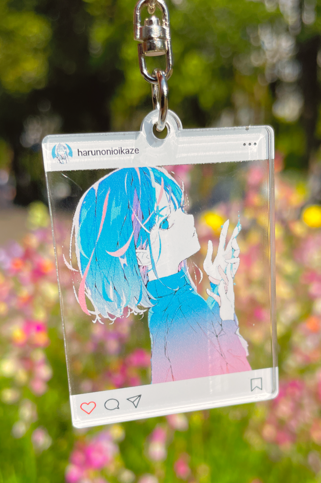 ノーコピーライトガール<br>「インスタ風透過アクキー」<br>フチなしカット<br>《ワンスト23'春コレ》