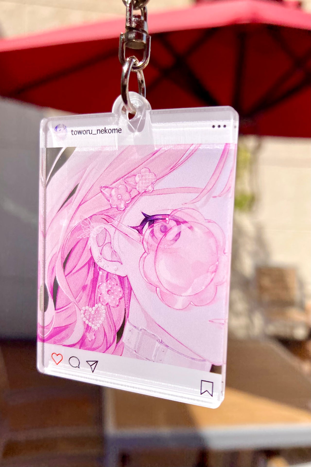 猫目トヲル<br>「インスタ風透過アクキー」<br>フチなしカット<br>《ワンスト23'春コレ》