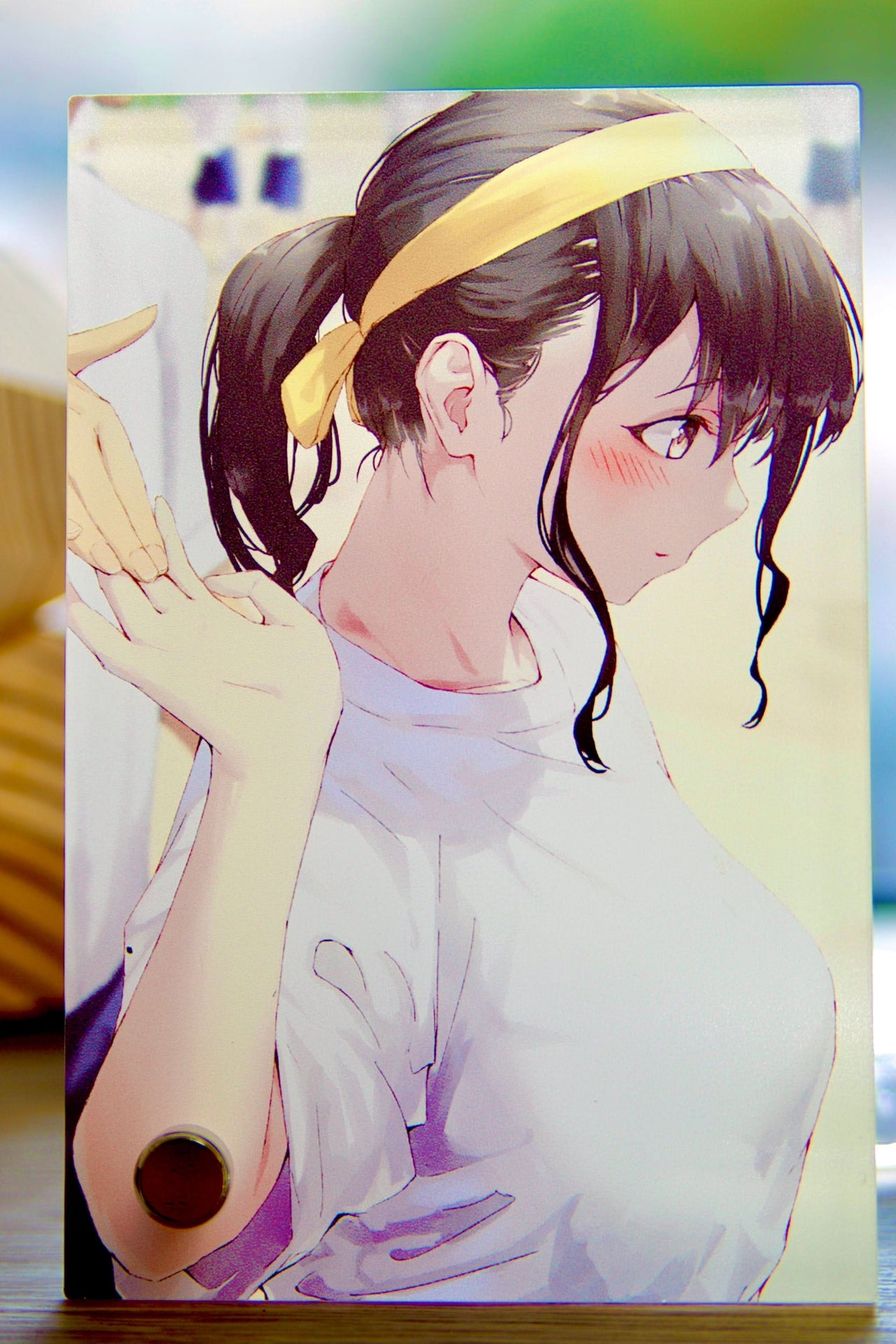 jonsun<br>「思春期の手つき」<br>金属脚付きアクリルボード