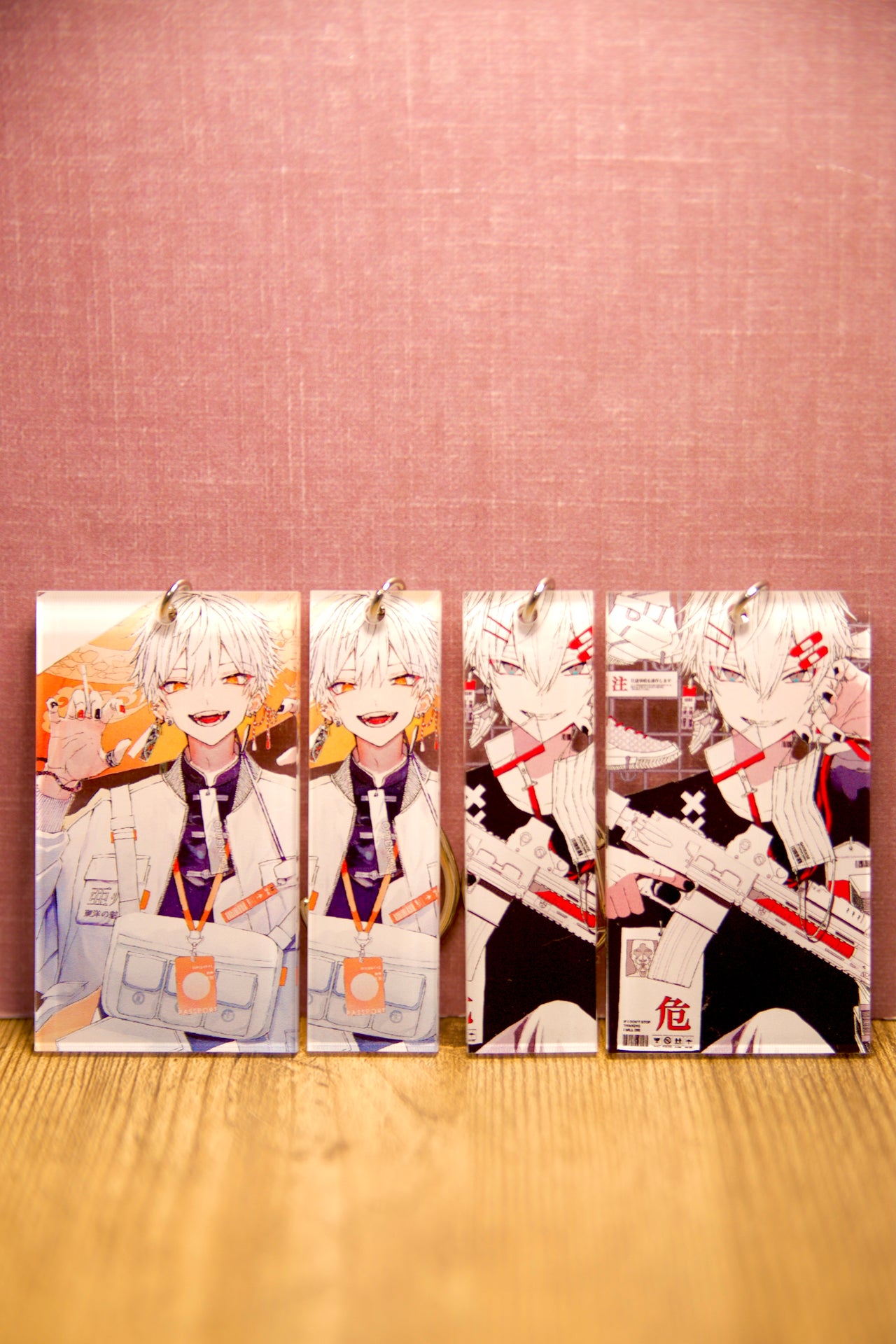 さくしゃ2<br>「傘 / 靴屋」<br>短冊アクキー＆ドデカアクキー