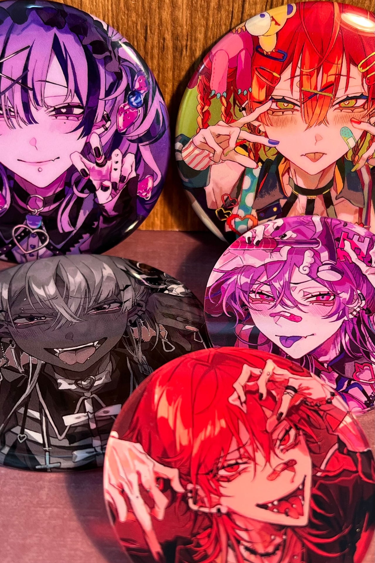 くろうめ<br>新作バッジ アソート<br>全5種