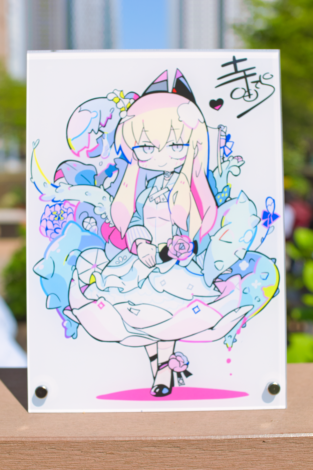 寺田てら<br>「直筆サイン入りアクリルアート」<br>(数量限定 / 23'春コレ)