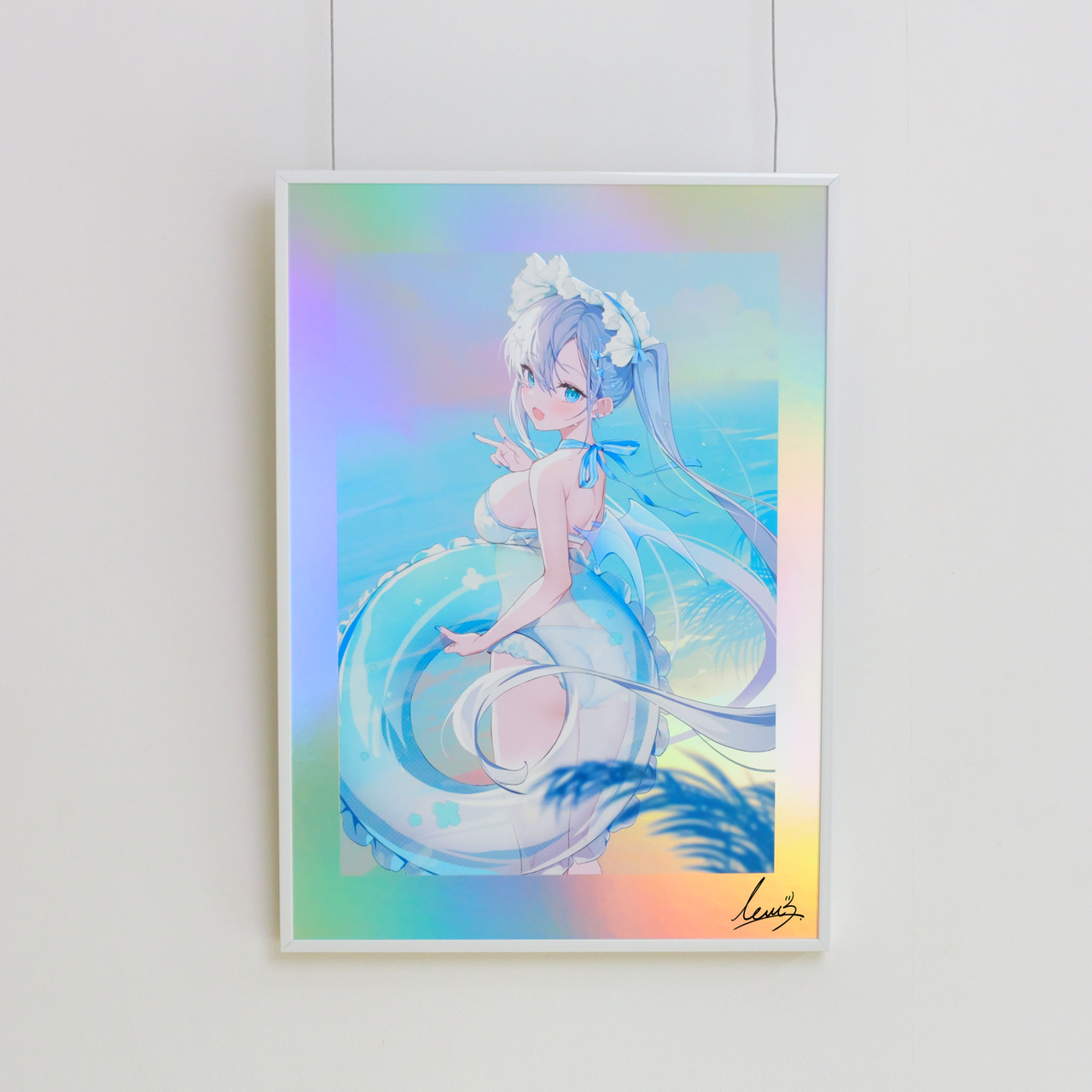 イコモチ「アクリル・ホログラム特殊加工アート（A3）」<br>《Autumn Collection23'》