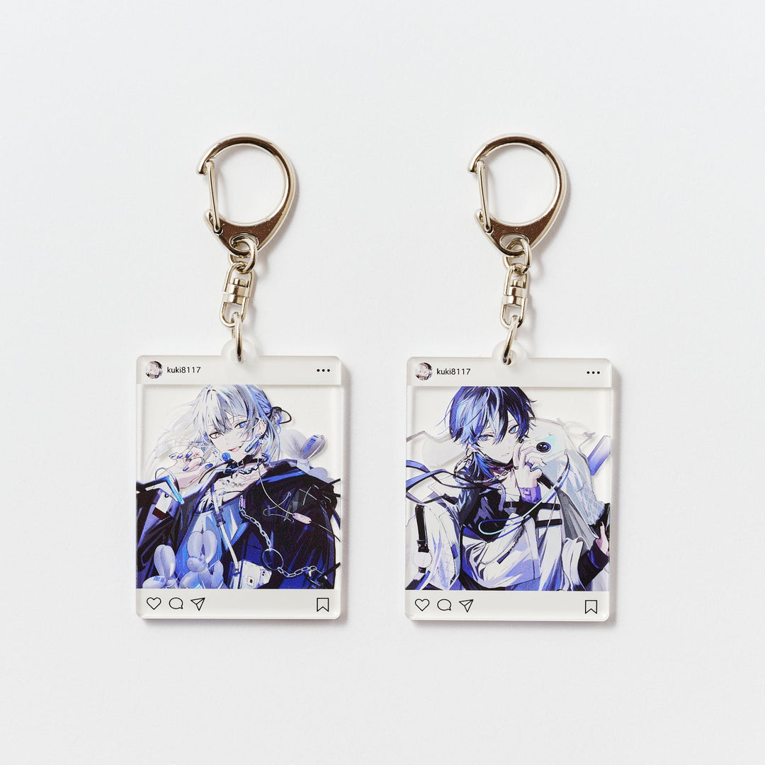 釧路くき「サイン入り色紙＋アクキー全種セット」《Autumn Collection23
