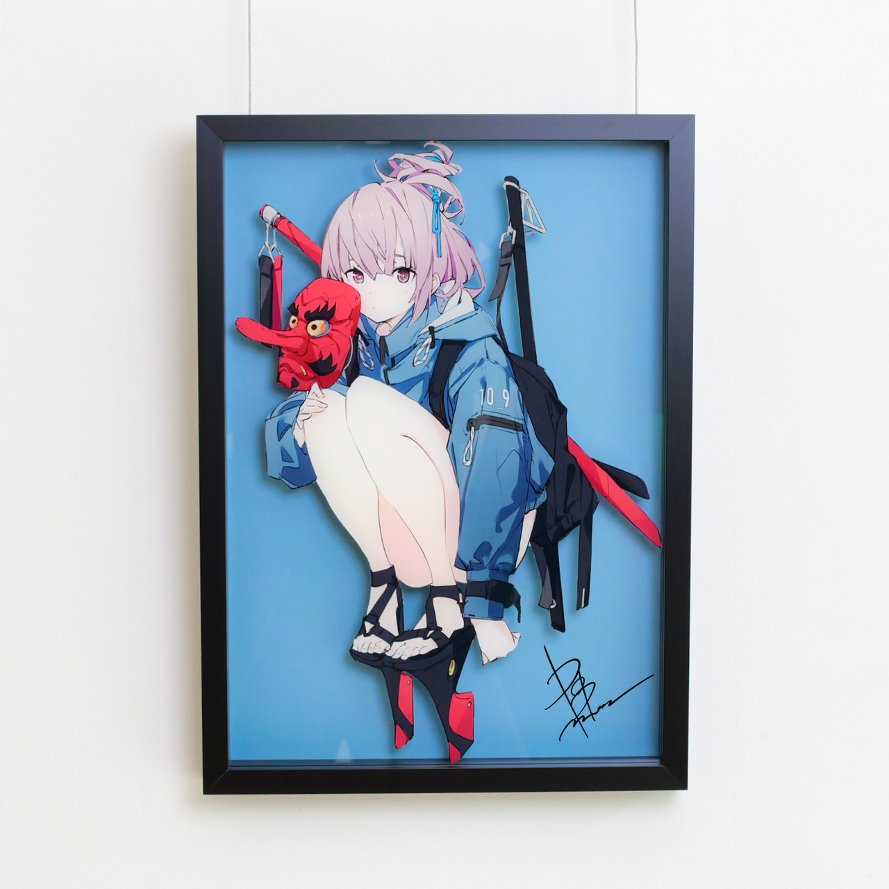 popman3580「多層アクリルアート（A3）」<br>《Autumn Collection23'》