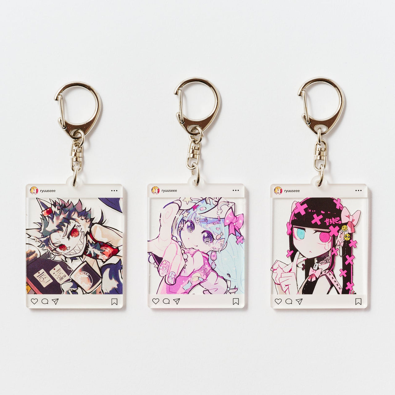 りゅうせー「インスタ風アクキー」<br>《Autumn Collection23'》