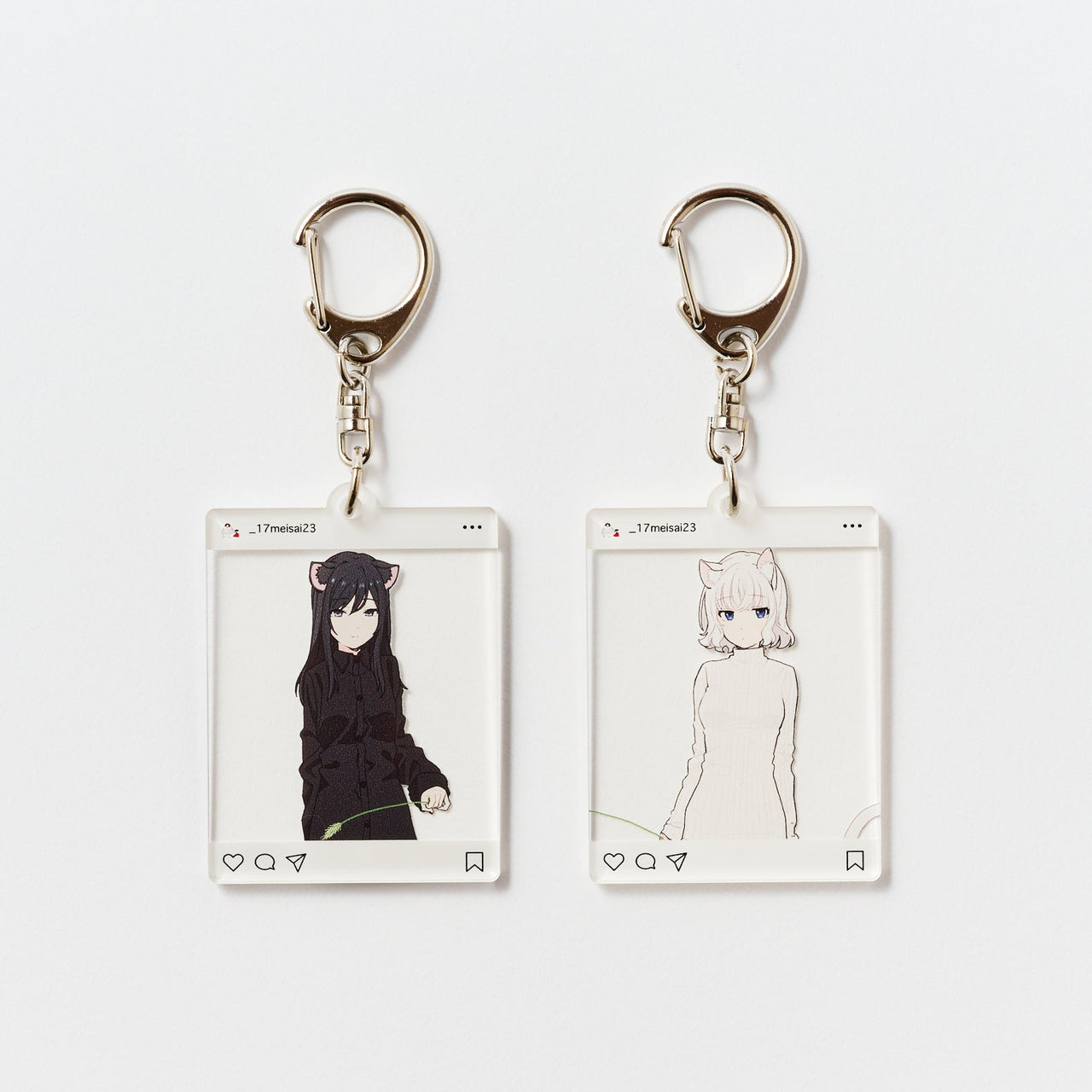 手島nari「インスタ風アクキー」<br>《Autumn Collection23'》