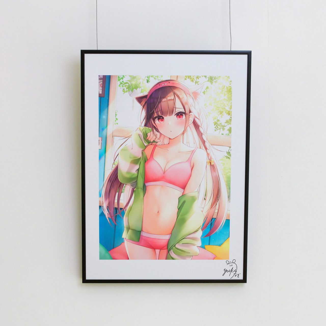 ゆきうなぎ「アルミ合板特殊加工アート(A3)」<br>《Autumn Collection23'》