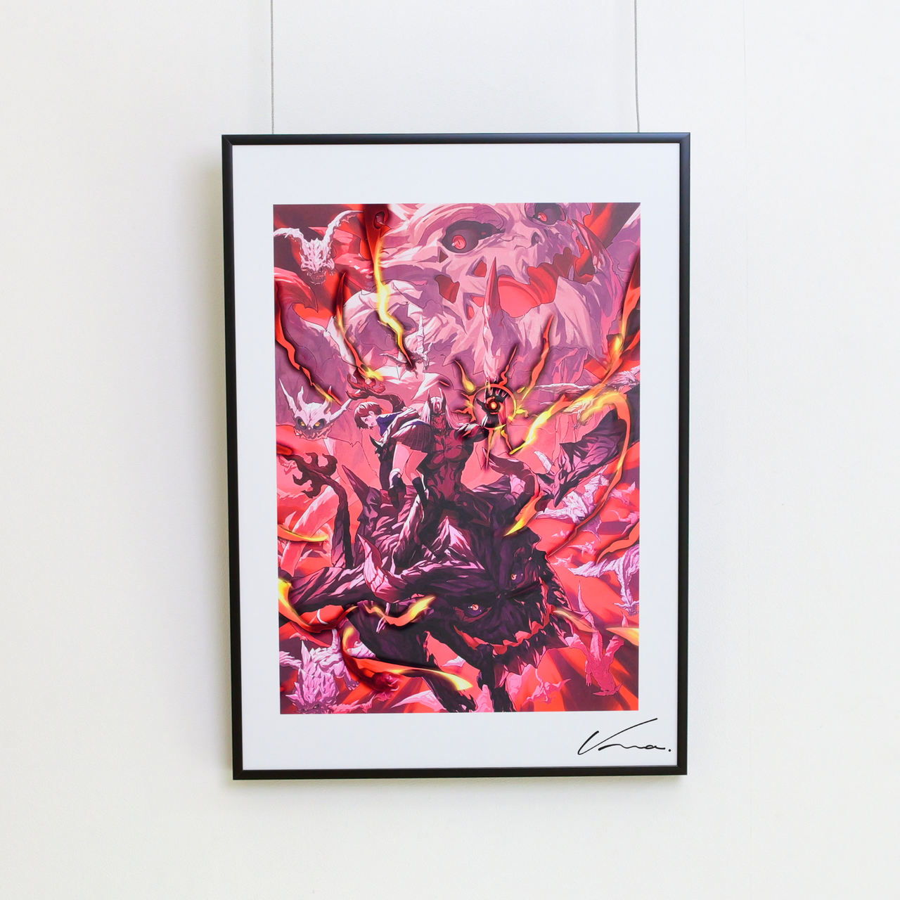 ユウマ「アルミ合板特殊加工アート（A3）」<br>《Autumn Collection23'》
