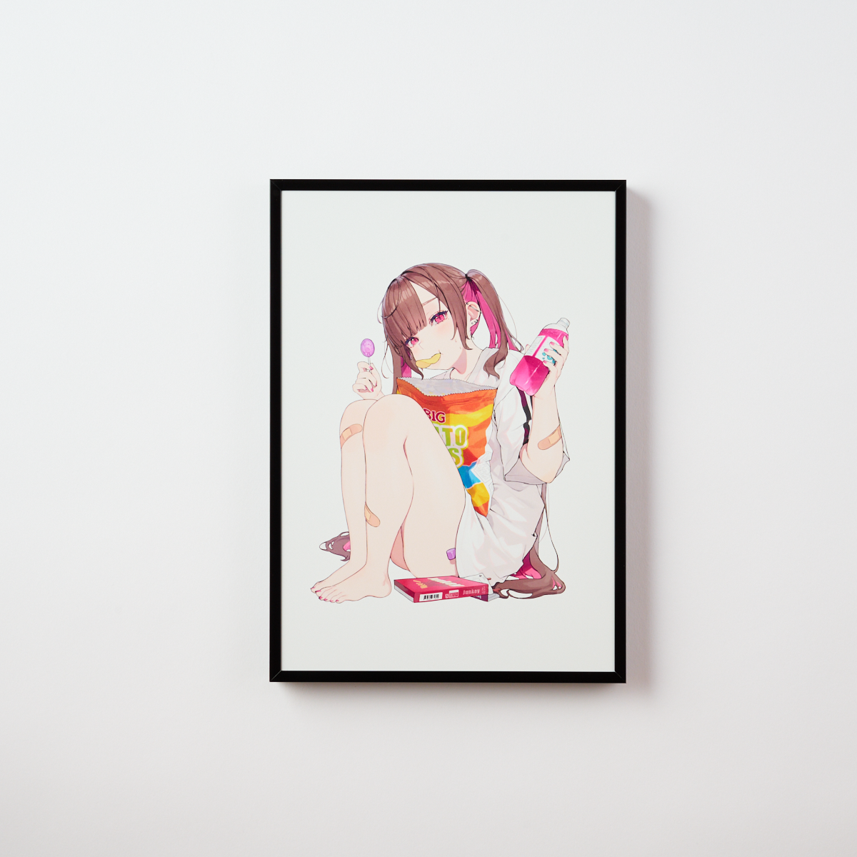 はむねずこ「直筆サイン入りアルミ合板アート」【※数量限定】<br>《ワンストHEART_BEAT コレクション24'》