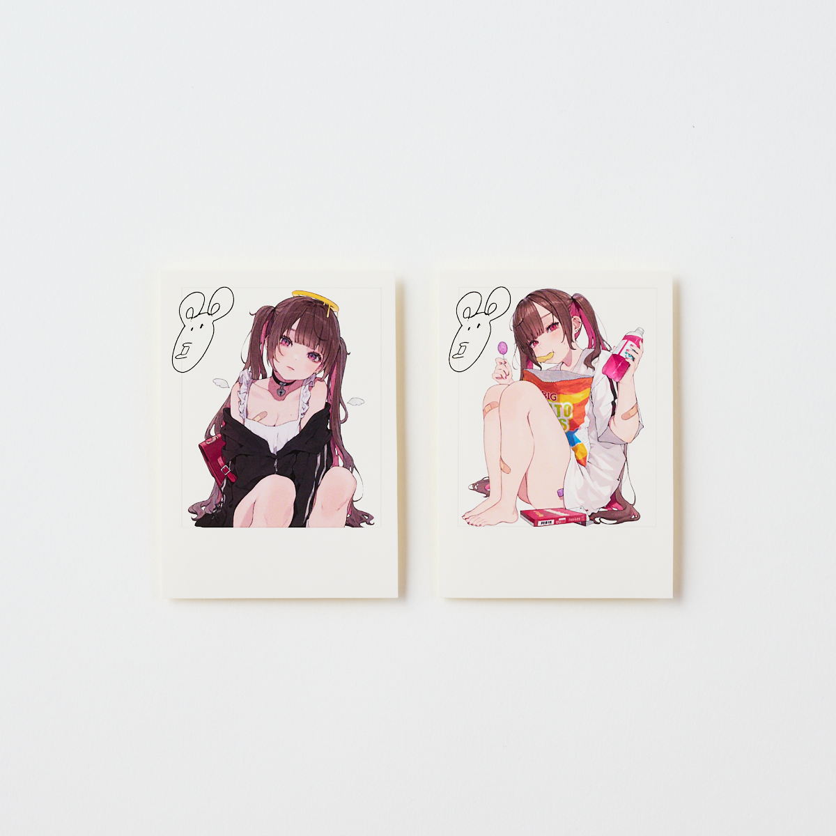 はむねずこ「チェキステッカー」<br>《ワンストHEART_BEAT コレクション24'》