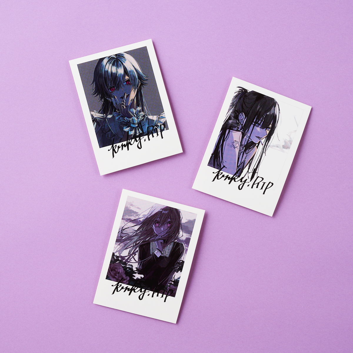 黒野京「サイン色紙＋instaアクキー＋チェキステッカー」《ワンスト