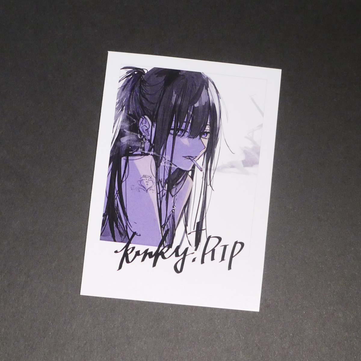 黒野京「サイン色紙＋instaアクキー＋チェキステッカー