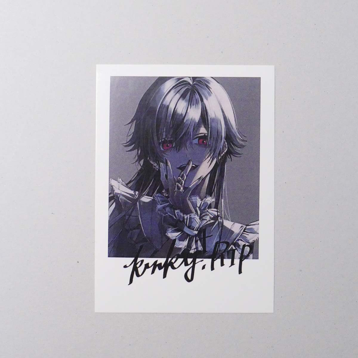 黒野京「サイン色紙＋instaアクキー＋チェキステッカー